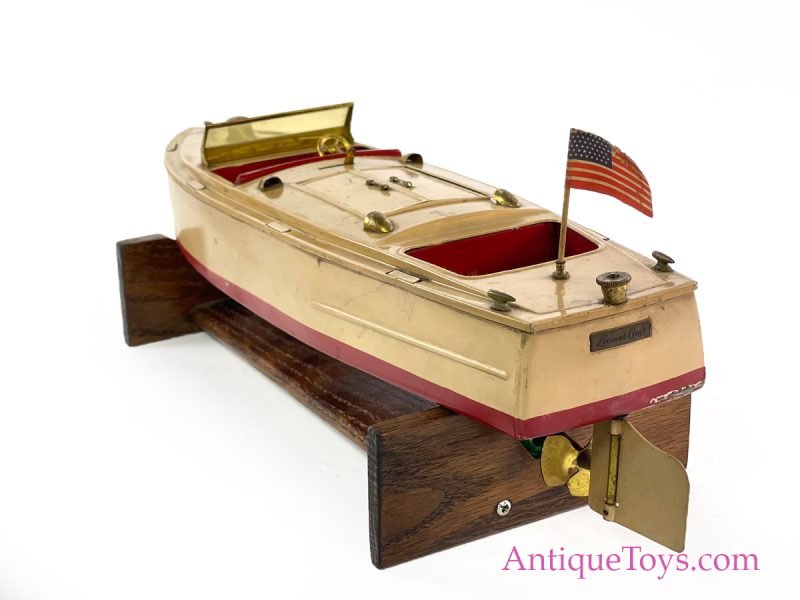 Lionel-Craft Chris Craft Tin Windup Motorized Racing Boat <FONT COLOR="ff000 ">*SOLD*</font> - Image 6