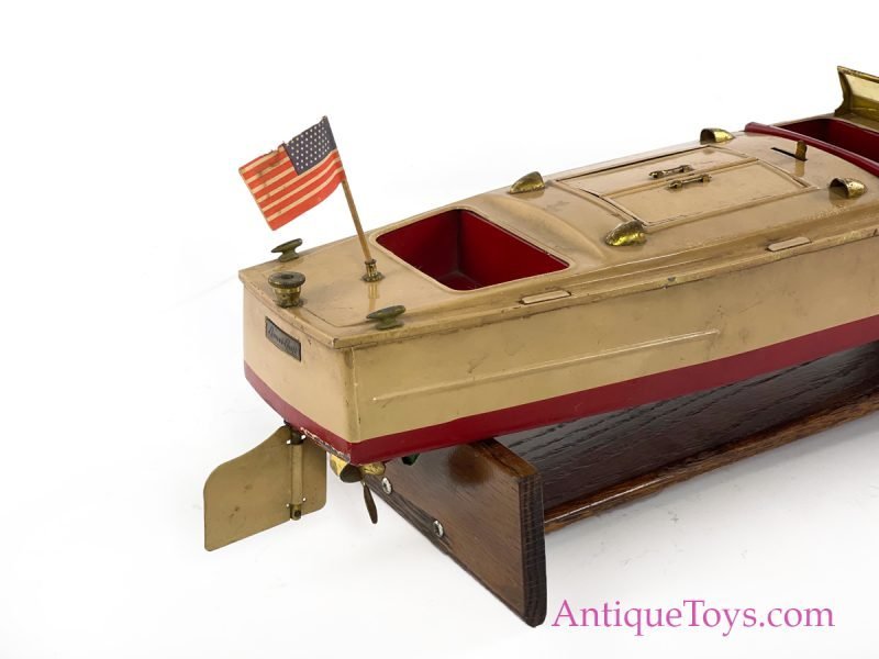Lionel-Craft Chris Craft Tin Windup Motorized Racing Boat <FONT COLOR="ff000 ">*SOLD*</font> - Image 7