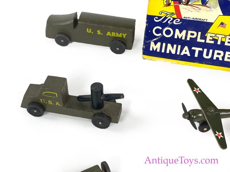 Jaymar Specialty Co. Wood & Wood Composite "Midgies: The Complete Miniature Mobile Army" Set in Box <FONT COLOR="ff000 ">*SOLD*</font> - Image 13