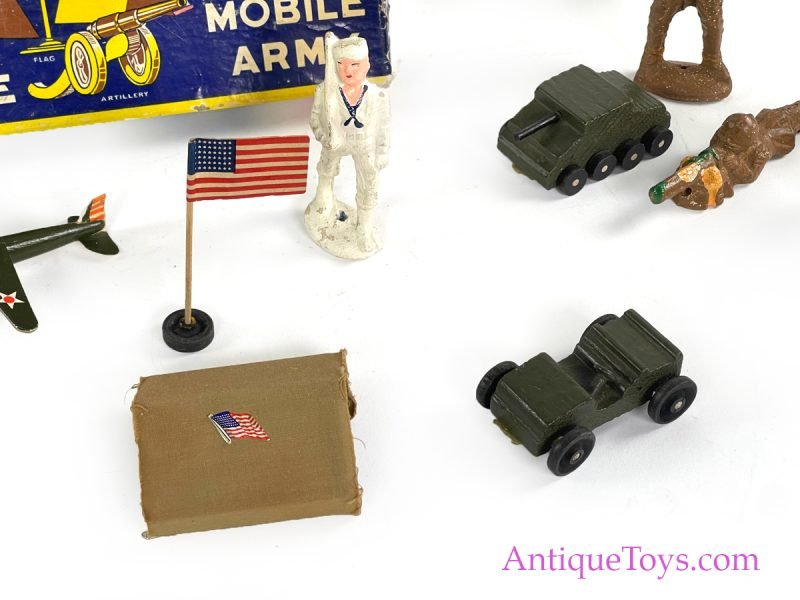 Jaymar Specialty Co. Wood & Wood Composite "Midgies: The Complete Miniature Mobile Army" Set in Box <FONT COLOR="ff000 ">*SOLD*</font> - Image 11
