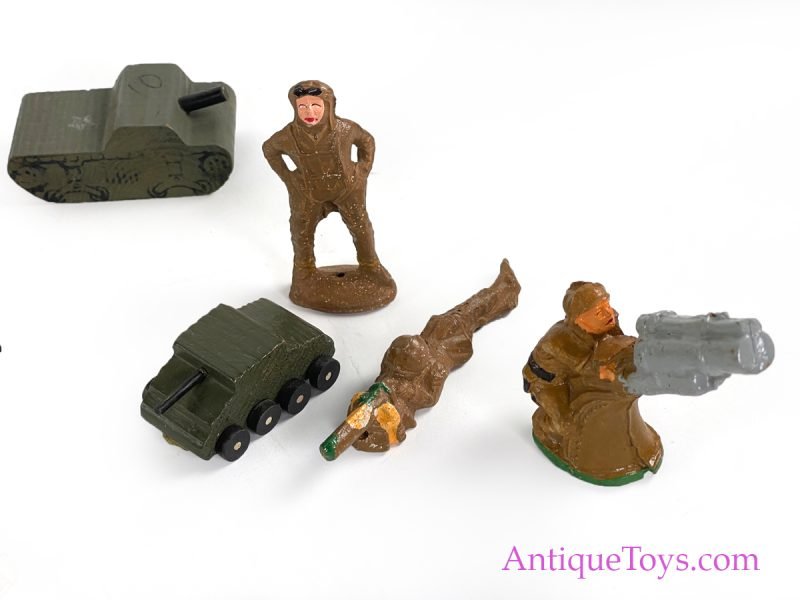 Jaymar Specialty Co. Wood & Wood Composite "Midgies: The Complete Miniature Mobile Army" Set in Box <FONT COLOR="ff000 ">*SOLD*</font> - Image 10