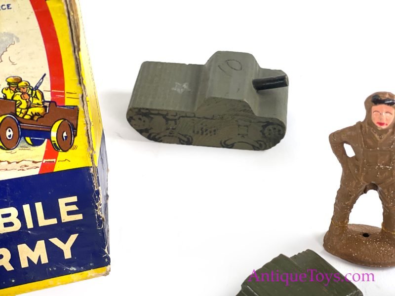 Jaymar Specialty Co. Wood & Wood Composite "Midgies: The Complete Miniature Mobile Army" Set in Box <FONT COLOR="ff000 ">*SOLD*</font> - Image 9