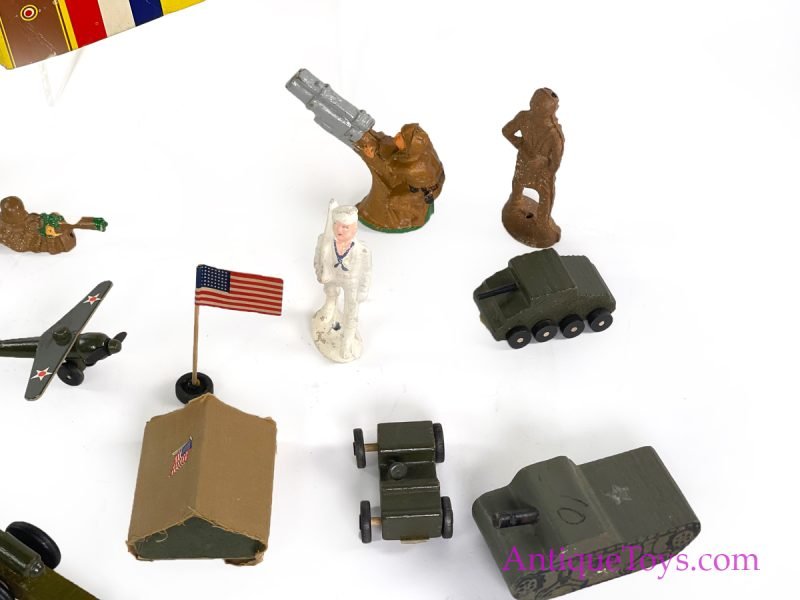 Jaymar Specialty Co. Wood & Wood Composite "Midgies: The Complete Miniature Mobile Army" Set in Box <FONT COLOR="ff000 ">*SOLD*</font> - Image 7