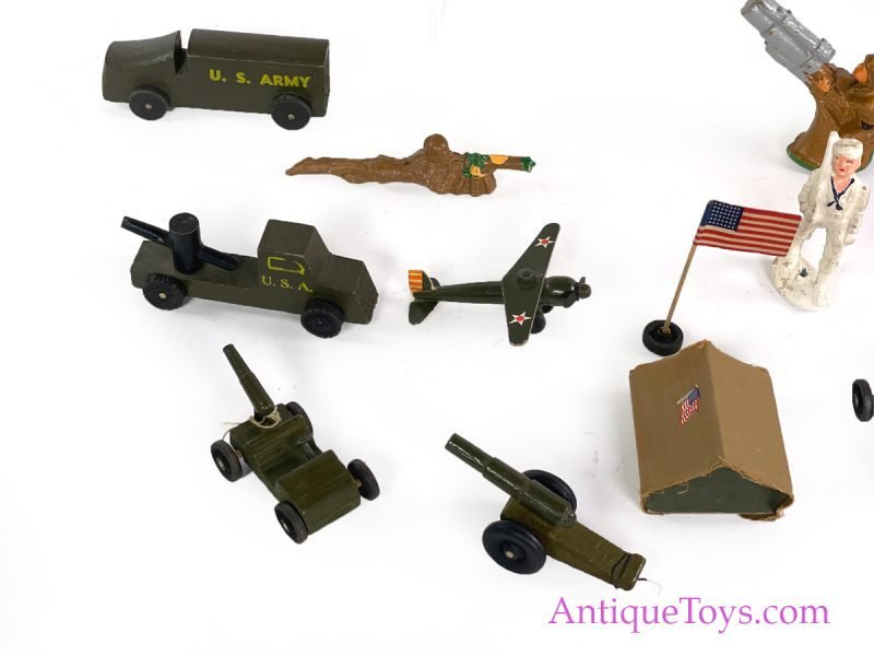 Jaymar Specialty Co. Wood & Wood Composite "Midgies: The Complete Miniature Mobile Army" Set in Box <FONT COLOR="ff000 ">*SOLD*</font> - Image 6