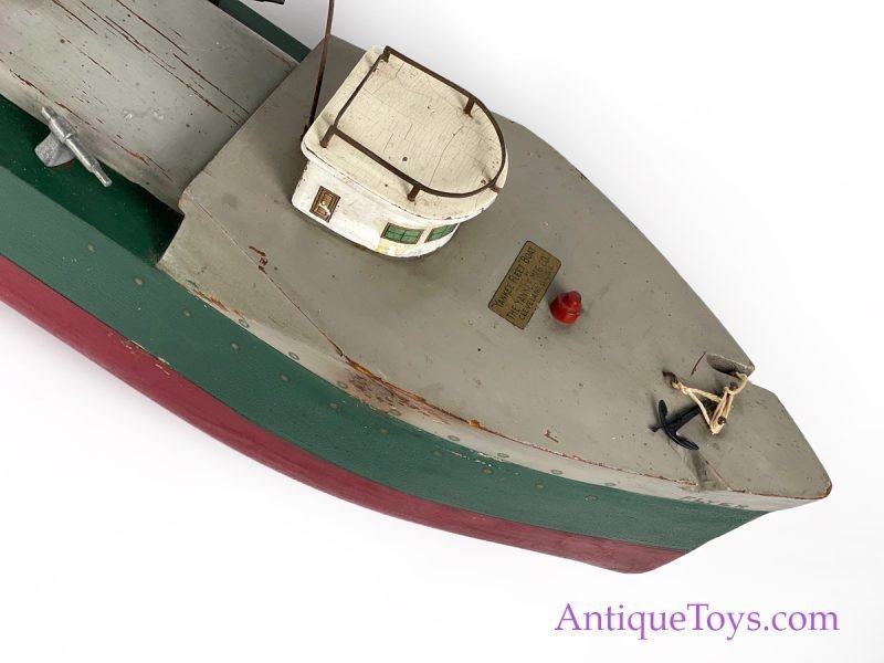 Yankee Fleet Wooden "Flyer" Gunship Electric Toy Boat <FONT COLOR="ff000 ">*SOLD*</font> - Image 9