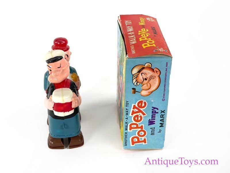 Marx Wimpy and Popeye Walk-a-Way Toys in Box <FONT COLOR="ff000 ">*SOLD*</font> - Image 6