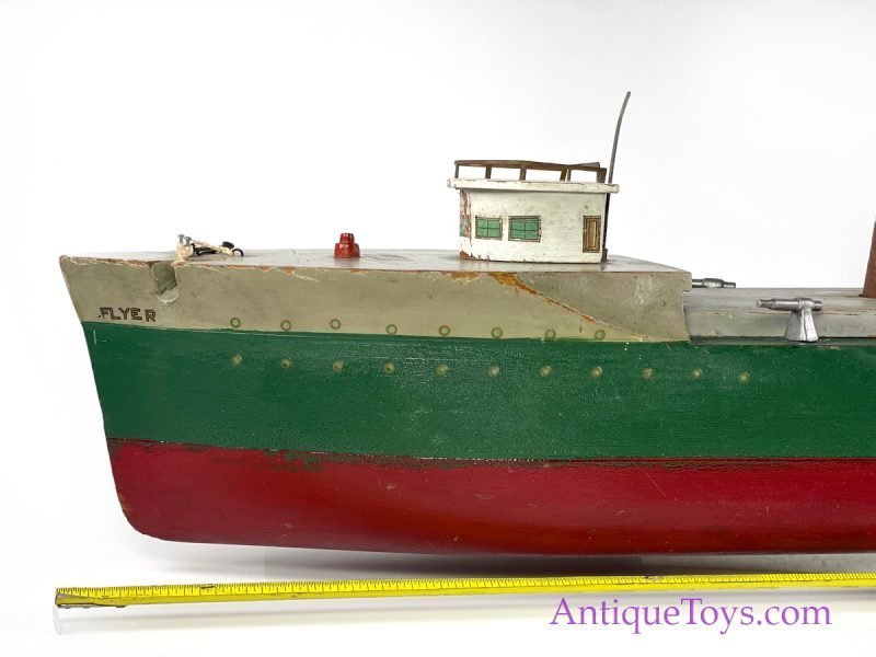 Yankee Fleet Wooden "Flyer" Gunship Electric Toy Boat <FONT COLOR="ff000 ">*SOLD*</font> - Image 3