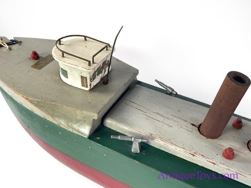 Yankee Fleet Wooden "Flyer" Gunship Electric Toy Boat <FONT COLOR="ff000 ">*SOLD*</font> - Image 7