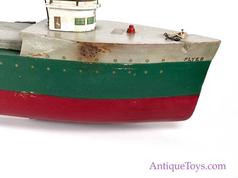 Yankee Fleet Wooden "Flyer" Gunship Electric Toy Boat <FONT COLOR="ff000 ">*SOLD*</font> - Image 8