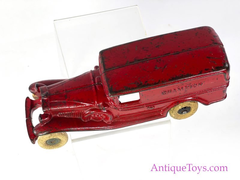 Champion Hardware Co. Cast Iron Signed Toy Van <FONT COLOR="ff000 ">*SOLD*</font> - Image 3
