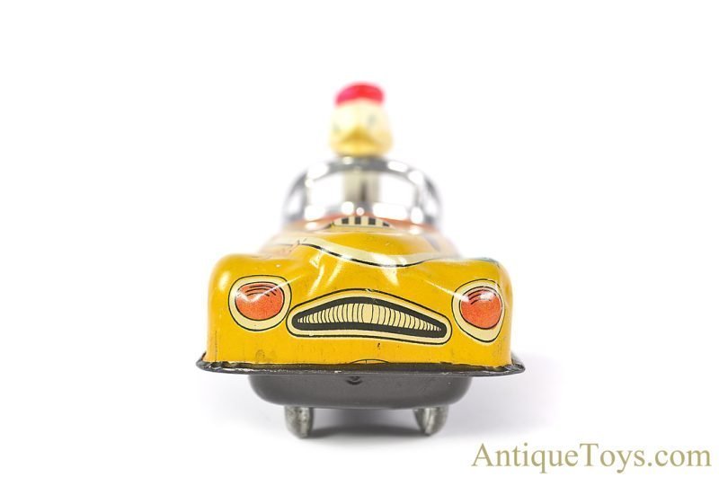 Linemar Marx Tin Lithographed Push Down Walt Disney Donald Duck "Disney Flivver" Car <FONT COLOR="ff000 ">*SOLD*</font> - Image 5
