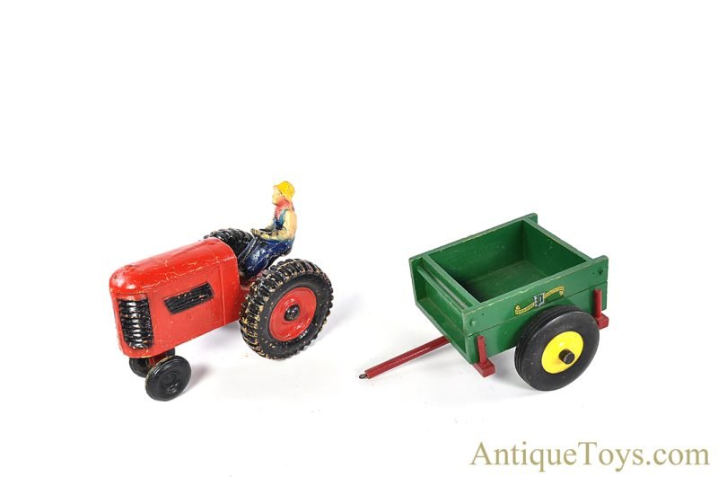 NOMA Toys No. 775 T Wooden Farm Tractor & Peter-Mar Cart Pairing <FONT COLOR="ff000 ">*SOLD*</font> - Image 4