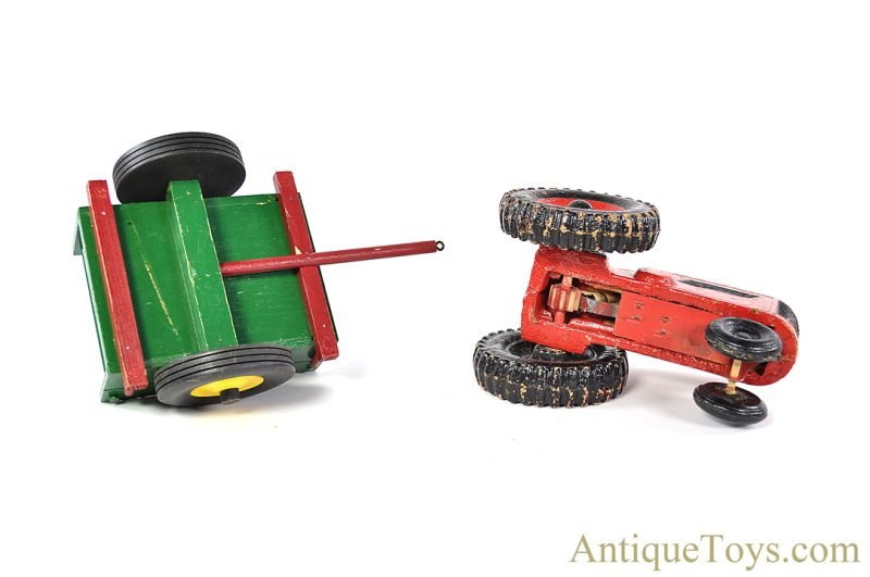NOMA Toys No. 775 T Wooden Farm Tractor & Peter-Mar Cart Pairing <FONT COLOR="ff000 ">*SOLD*</font> - Image 6