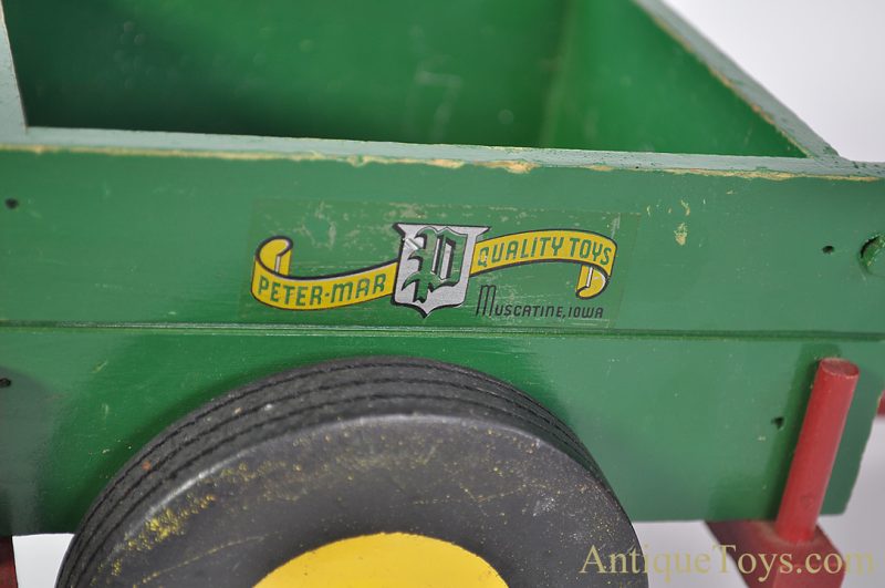 NOMA Toys No. 775 T Wooden Farm Tractor & Peter-Mar Cart Pairing <FONT COLOR="ff000 ">*SOLD*</font> - Image 7