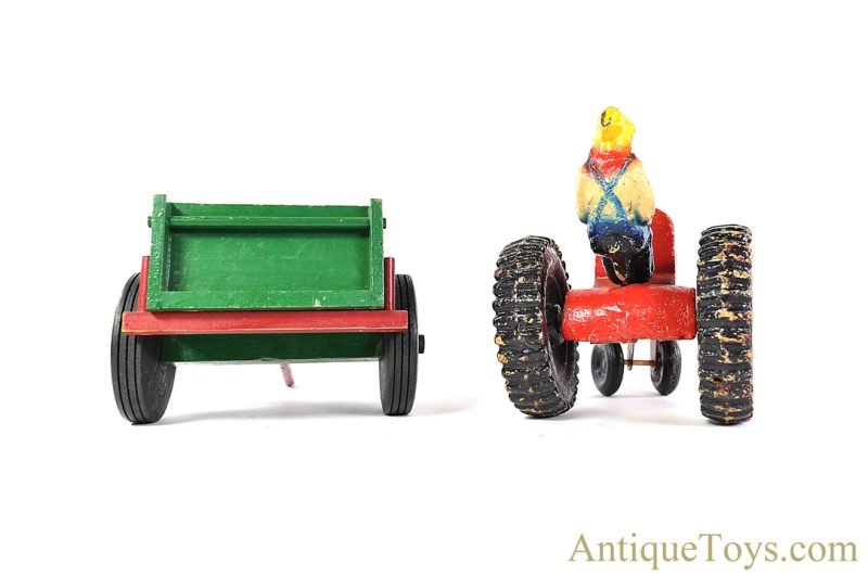 NOMA Toys No. 775 T Wooden Farm Tractor & Peter-Mar Cart Pairing <FONT COLOR="ff000 ">*SOLD*</font> - Image 5