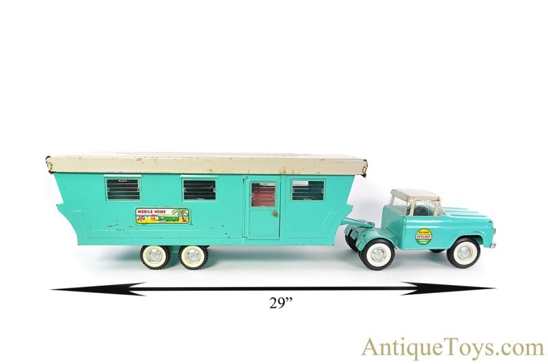Nylint Tool & Manufacturing Pressed Steel No. 6600 Mobile Home RV <FONT COLOR="ff000 ">*SOLD*</font> - Image 8