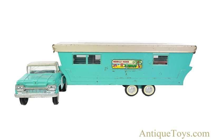 Nylint Tool & Manufacturing Pressed Steel No. 6600 Mobile Home RV <FONT COLOR="ff000 ">*SOLD*</font> - Image 3