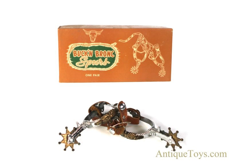 George Schmidt Mfg. Co. Kids #300 "Buck'n Bronc Spurs" in Box <FONT COLOR="ff000 ">*SOLD*</font>