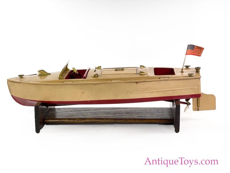 Lionel-Craft Chris Craft Tin Windup Motorized Racing Boat <FONT COLOR="ff000 ">*SOLD*</font> - Image 5