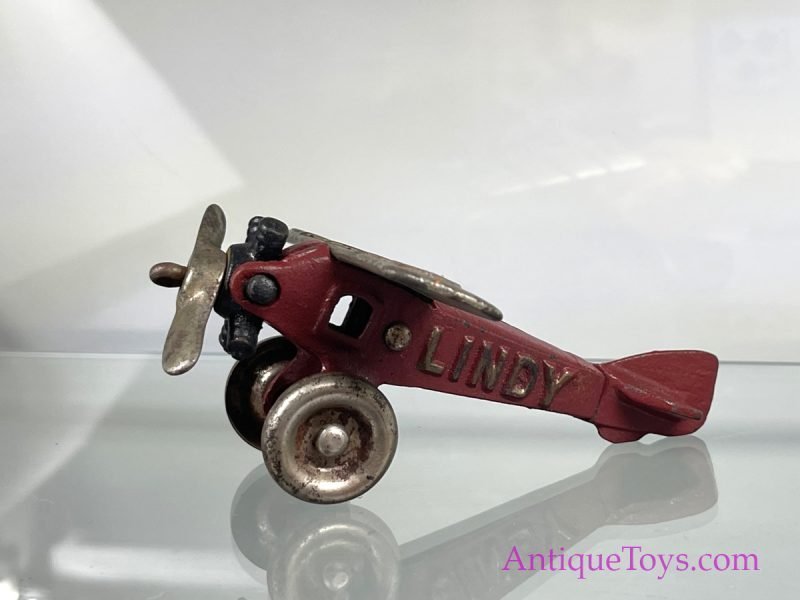 North & Judd Cast Iron Lindy Airplane Toy <FONT COLOR="ff000 ">*SOLD*</font> - Image 7