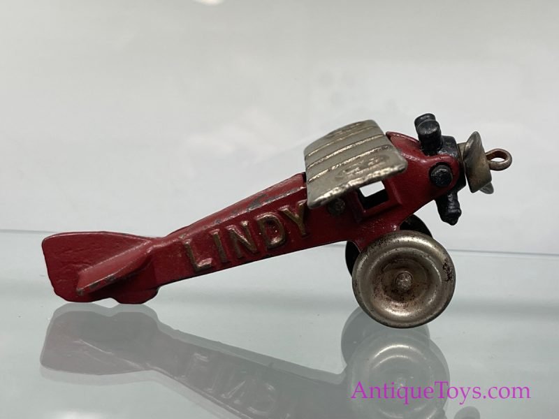 North & Judd Cast Iron Lindy Airplane Toy <FONT COLOR="ff000 ">*SOLD*</font> - Image 5