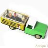Chinese Tin Lithographed Friction MF385 Stake Truck with Chickens for Sale