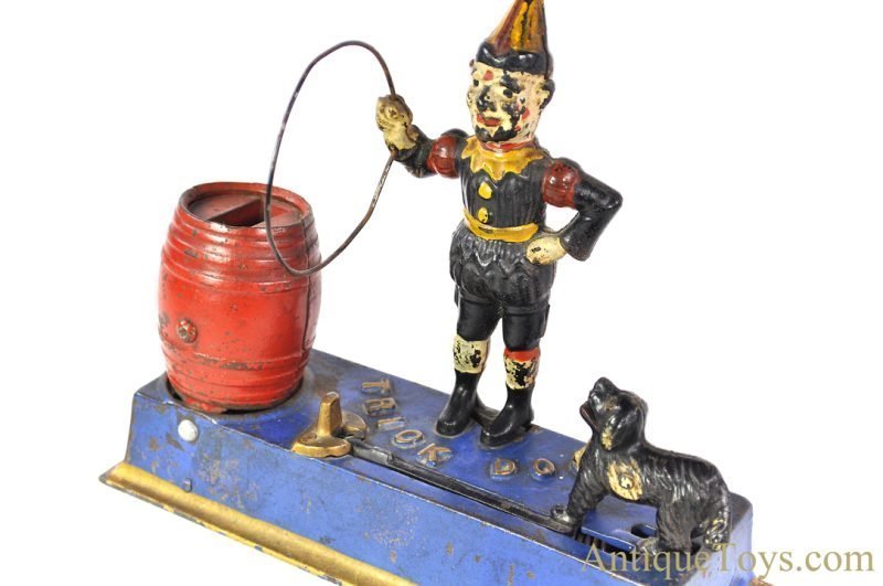 Hubley Cast Iron Mechanical "Trick Dog" Bank <FONT COLOR="ff000 ">*SOLD*</font> - Image 8