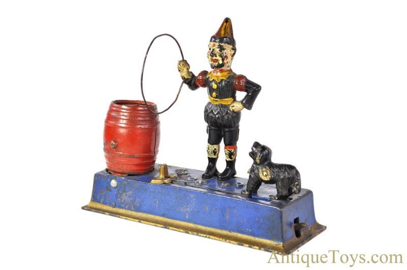 Hubley Cast Iron Mechanical "Trick Dog" Bank <FONT COLOR="ff000 ">*SOLD*</font> - Image 7