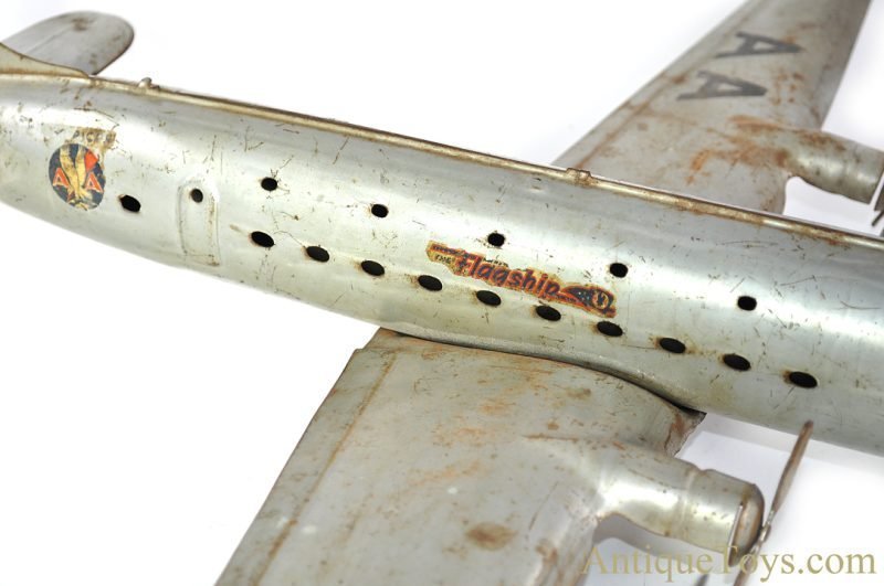 Marx Pressed Steel AA American Airlines NC-2100 Flagship Airplane <FONT COLOR="ff000 ">*SOLD*</font> - Image 8