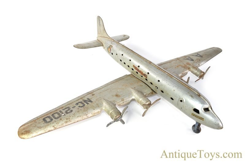 Marx Pressed Steel AA American Airlines NC-2100 Flagship Airplane <FONT COLOR="ff000 ">*SOLD*</font> - Image 2