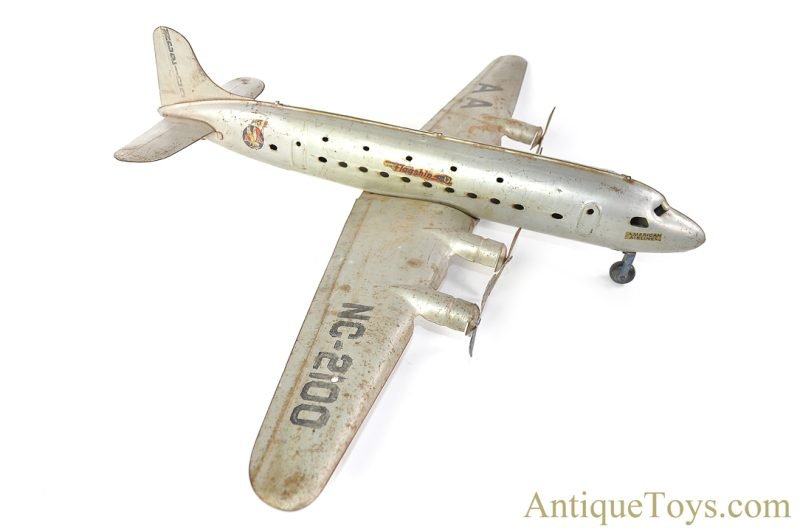 Marx Pressed Steel AA American Airlines NC-2100 Flagship Airplane <FONT COLOR="ff000 ">*SOLD*</font> - Image 3