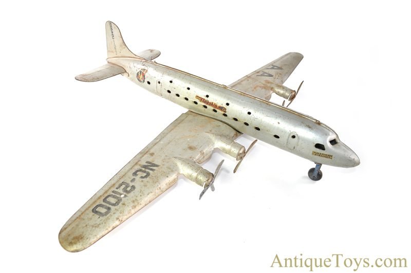 Marx Pressed Steel AA American Airlines NC-2100 Flagship Airplane <FONT COLOR="ff000 ">*SOLD*</font> - Image 4