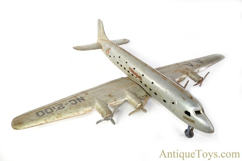 Marx Pressed Steel AA American Airlines NC-2100 Flagship Airplane <FONT COLOR="ff000 ">*SOLD*</font>