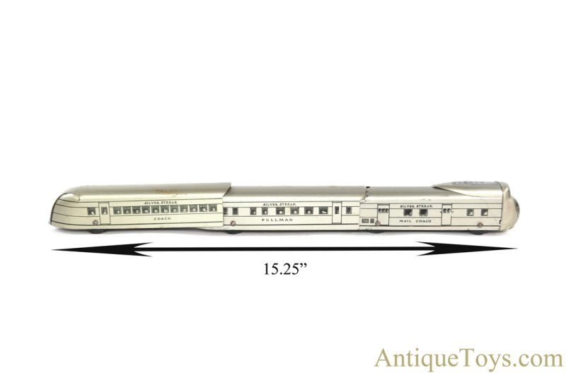 Ohio Art Company Tin Lithographed "Silver Streak Streamlined Train" in Box <FONT COLOR="ff000 ">*SOLD*</font> - Image 10