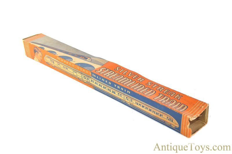 Ohio Art Company Tin Lithographed "Silver Streak Streamlined Train" in Box <FONT COLOR="ff000 ">*SOLD*</font> - Image 7