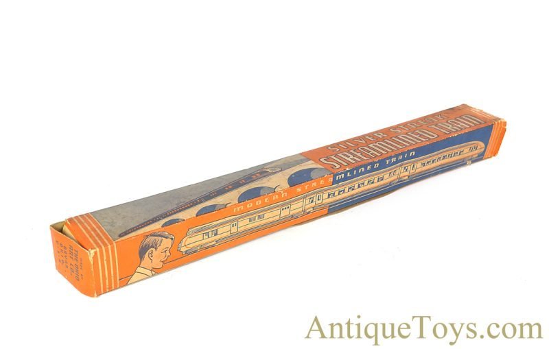 Ohio Art Company Tin Lithographed "Silver Streak Streamlined Train" in Box <FONT COLOR="ff000 ">*SOLD*</font> - Image 8