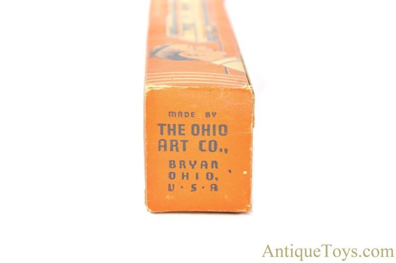 Ohio Art Company Tin Lithographed "Silver Streak Streamlined Train" in Box <FONT COLOR="ff000 ">*SOLD*</font> - Image 9
