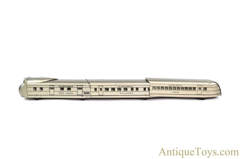 Ohio Art Company Tin Lithographed "Silver Streak Streamlined Train" in Box <FONT COLOR="ff000 ">*SOLD*</font> - Image 2