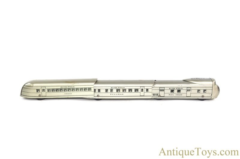 Ohio Art Company Tin Lithographed "Silver Streak Streamlined Train" in Box <FONT COLOR="ff000 ">*SOLD*</font> - Image 3