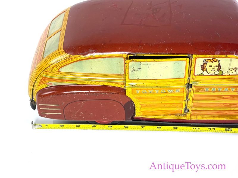 Wyandotte Toys All Metal Products Company Tin Lithographed Woody Station Wagon <FONT COLOR="ff000 ">*SOLD*</font> - Image 3