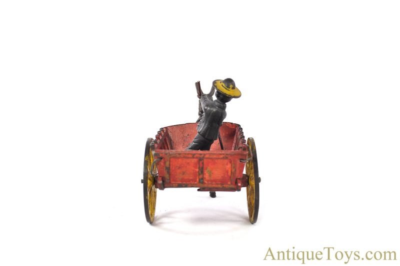 Harris Toy Co. ca. 1895 Cast Iron Donkey Stake Wagon <FONT COLOR="ff000 ">*SOLD*</font> - Image 5