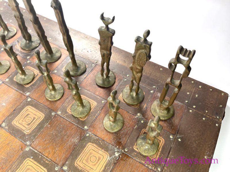 Brutalist Mid-Century Modern Chess Set for Sale <FONT COLOR="ff000 ">*SOLD*</font> - Image 26