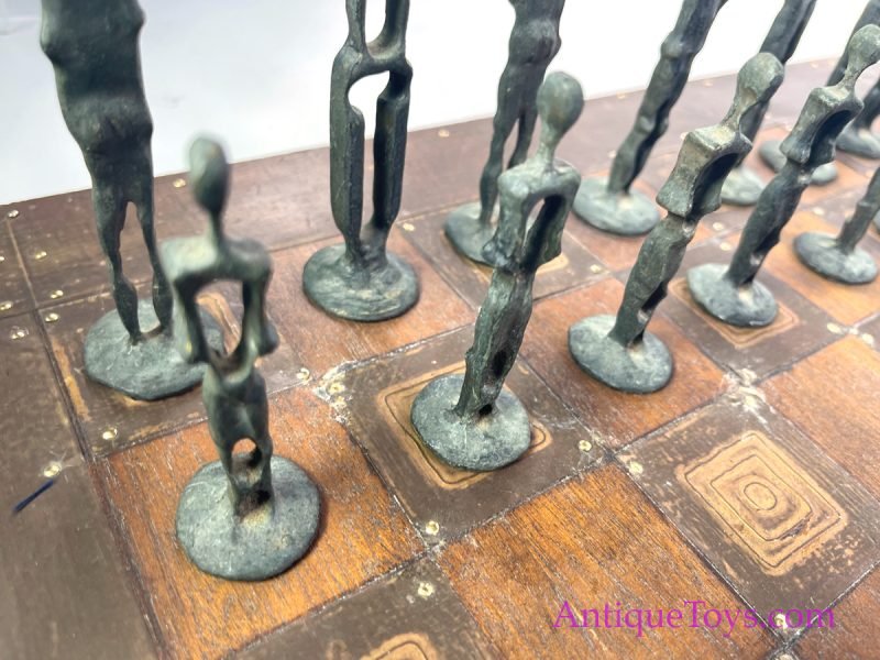 Brutalist Mid-Century Modern Chess Set for Sale <FONT COLOR="ff000 ">*SOLD*</font> - Image 22