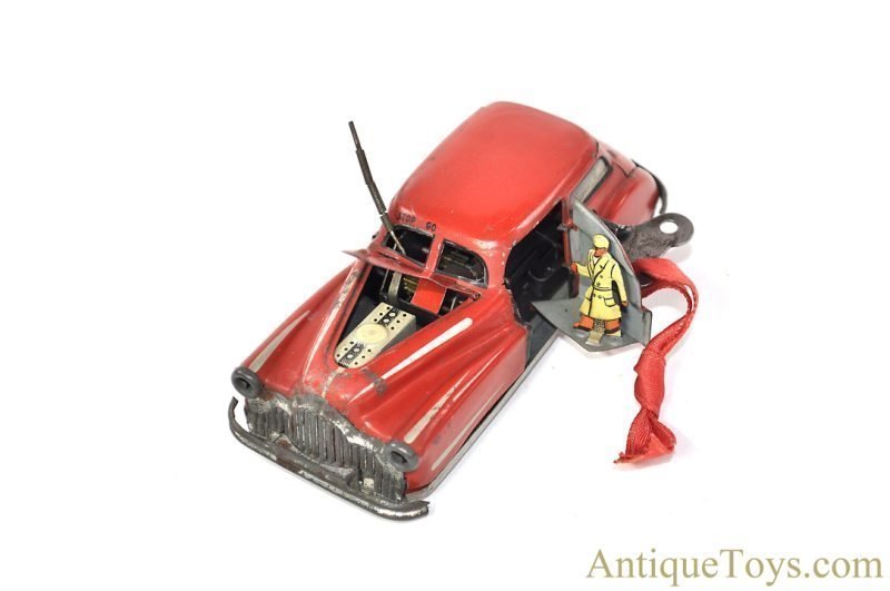Joustra Tin Lithographed Windup #2002 "Miracle Car" French Toy <FONT COLOR="ff000 ">*SOLD*</font>