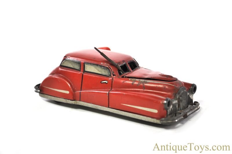Joustra Tin Lithographed Windup #2002 "Miracle Car" French Toy <FONT COLOR="ff000 ">*SOLD*</font> - Image 8