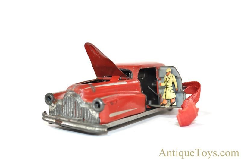 Joustra Tin Lithographed Windup #2002 "Miracle Car" French Toy <FONT COLOR="ff000 ">*SOLD*</font> - Image 2