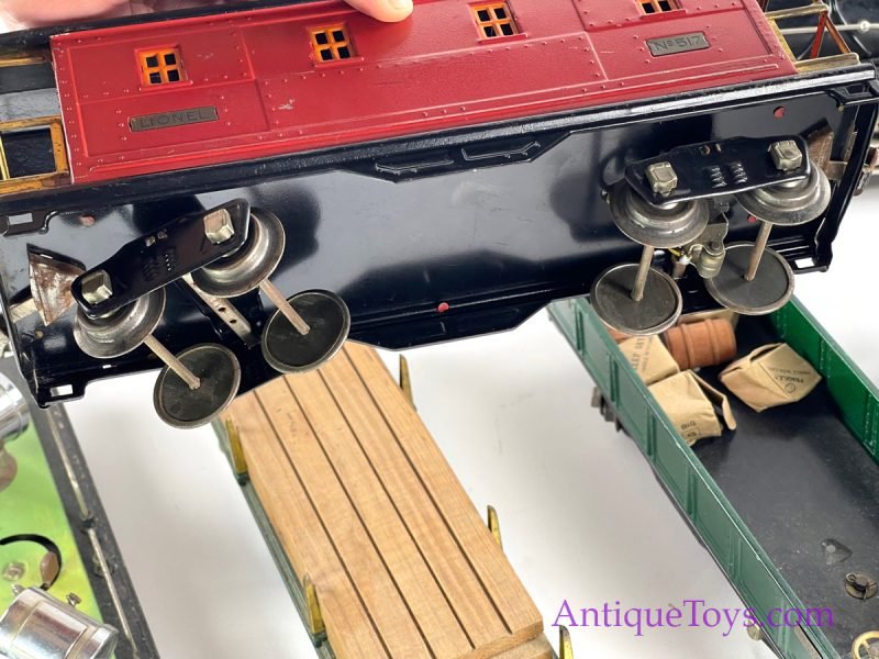 Prewar Lionel 1835 Locomotive Engine with Tender and Cars Set <FONT COLOR="ff000 ">*SOLD*</font> - Image 15