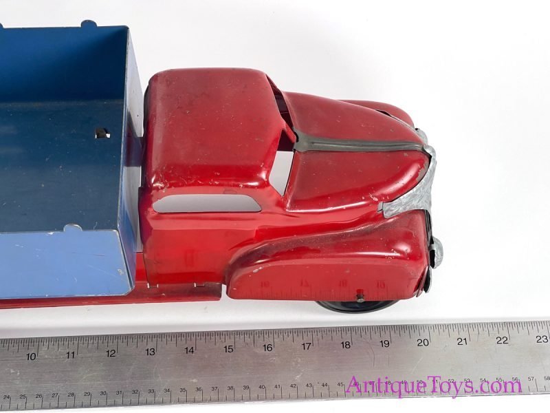 Wyandotte Toys ca. 1940s Pressed Steel Large Stake Truck <FONT COLOR="ff000 ">*SOLD*</font> - Image 7