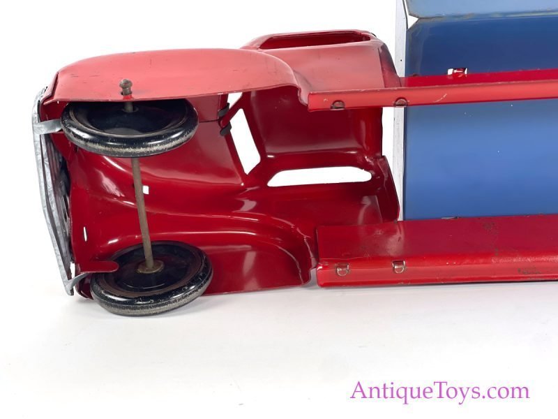 Wyandotte Toys ca. 1940s Pressed Steel Large Stake Truck <FONT COLOR="ff000 ">*SOLD*</font> - Image 6