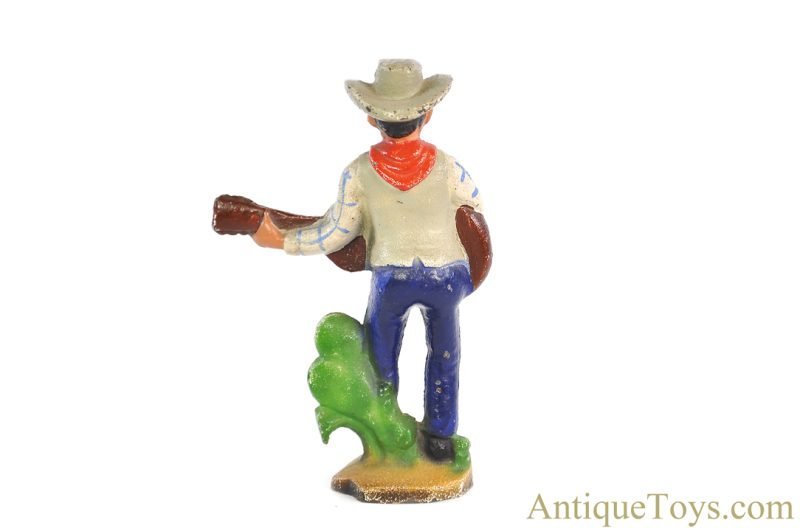John Wright Co. ca. 1950s Cast Iron Hamburg, New York Souvenir Singing Cowboy Bottle Opener for Sale - Image 4
